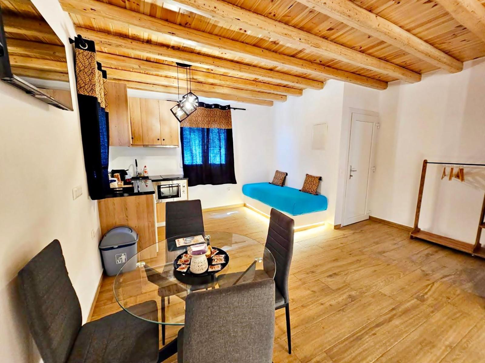 Mykonian Breeze Apartment Ano Mera Bagian luar foto