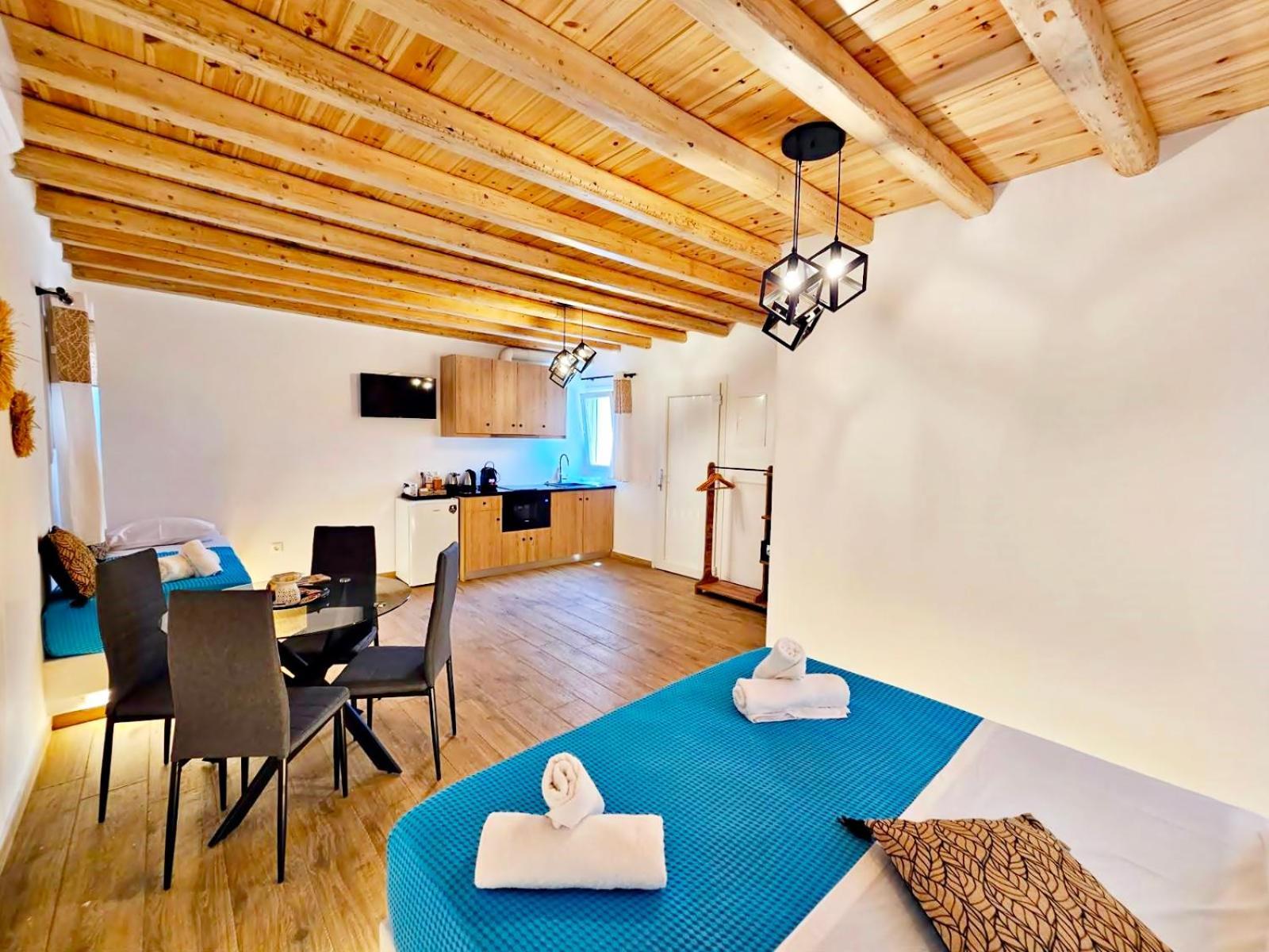 Mykonian Breeze Apartment Ano Mera Bagian luar foto